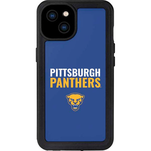 University of Pittsburgh Panthers iPhone 15 Plus Waterproof Case